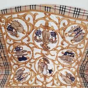 Vintage Burberry's bear silk scarf NWOT